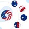 14inch Artificial 4th of July Wreaths Felt Roses Patriotic Americana Wreath